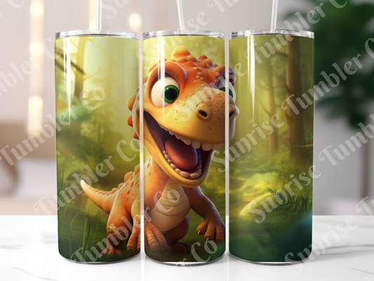 Dinosaur Variety Part 2 - 20oz and 30oz Tumblers (Glow In The Dark Green And Blue Available)