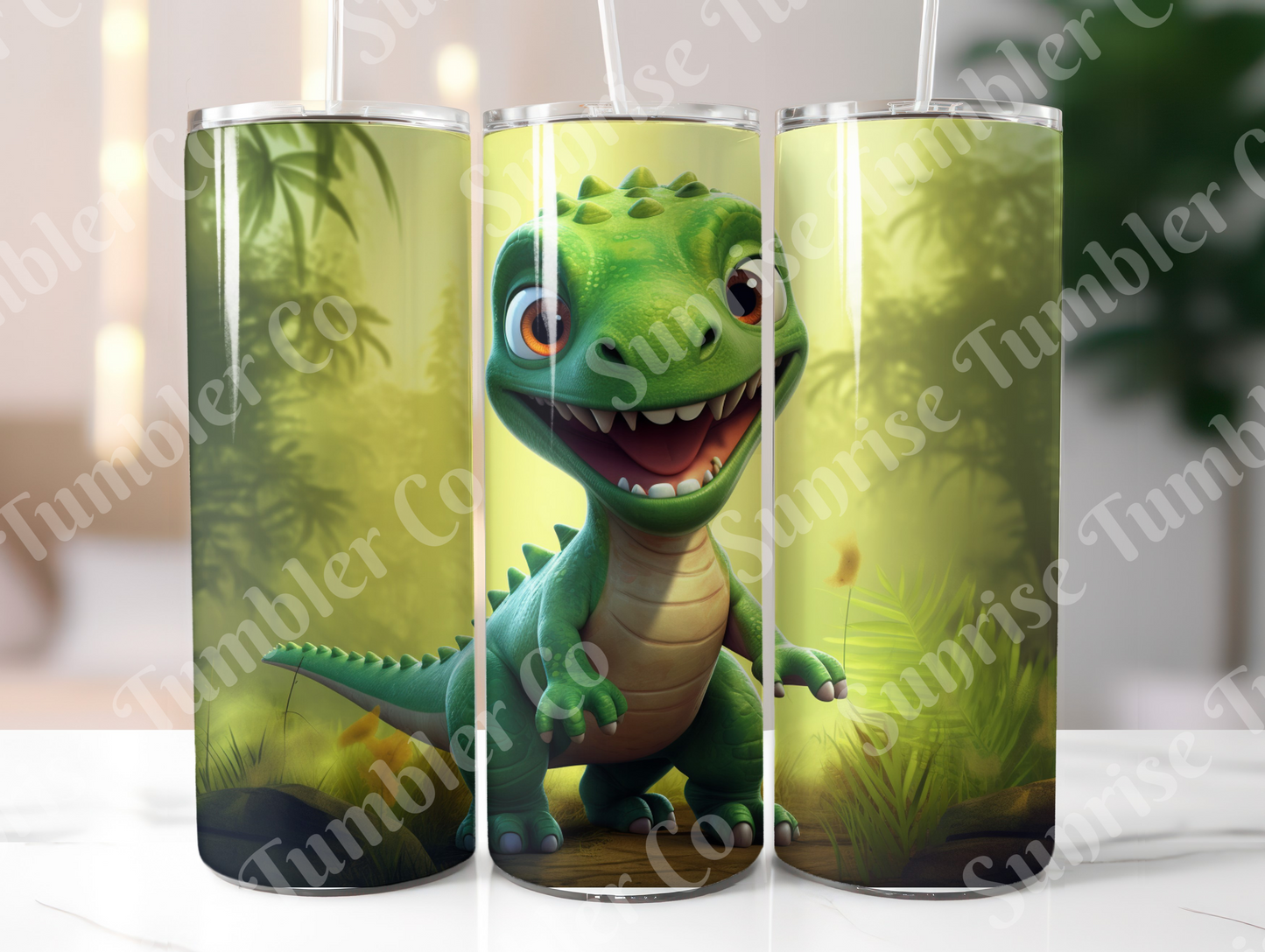 Dinosaur Variety Part 2 - 20oz and 30oz Tumblers (Glow In The Dark Green And Blue Available)