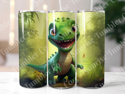 Dinosaur Variety Part 2 - 20oz and 30oz Tumblers (Glow In The Dark Green And Blue Available)