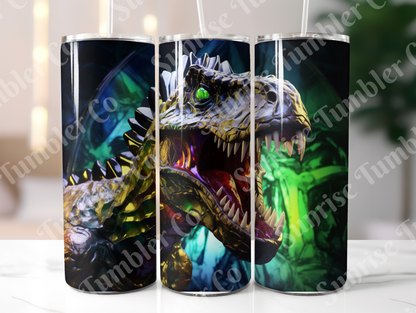 Dinosaur Variety Part 2 - 20oz and 30oz Tumblers (Glow In The Dark Green And Blue Available)