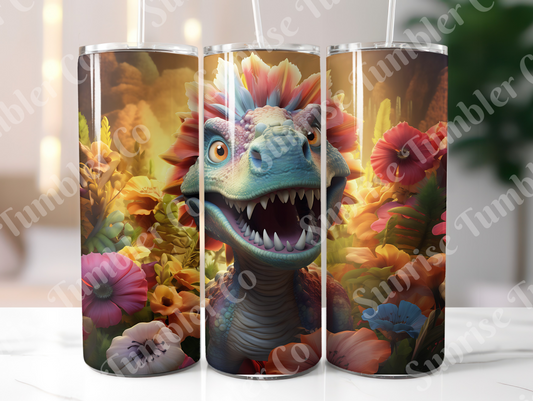 Dinosaur Variety Part 1 - 20oz and 30oz Tumblers (Glow In The Dark Green And Blue Available)