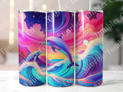 Dolphin Variety - 20oz and 30oz Tumblers (Glow In The Dark Green And Blue Available)