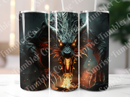 Dragon Variety Part 1 - 20oz and 30oz Tumblers (Glow In The Dark Green And Blue Available)