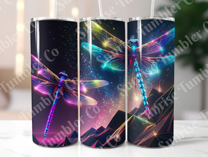 Dragonfly Variety Part 1 - 20oz and 30oz Tumblers (Glow In The Dark Green And Blue Available)