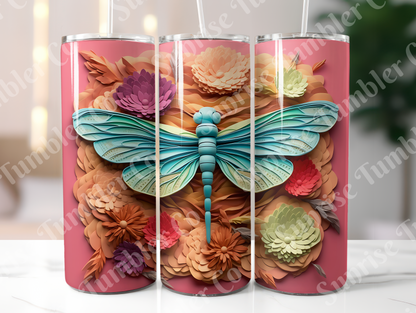 Dragonfly Variety Part 1 - 20oz and 30oz Tumblers (Glow In The Dark Green And Blue Available)