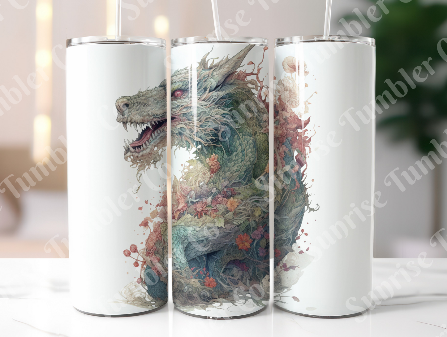 Dragon Variety Part 1 - 20oz and 30oz Tumblers (Glow In The Dark Green And Blue Available)