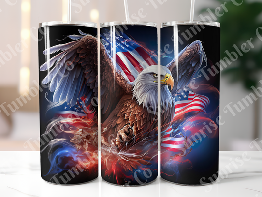 Eagle Variety - 20oz and 30oz Tumblers (Glow In The Dark Green And Blue Available)