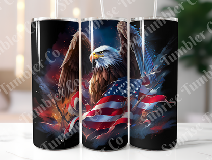 Eagle Variety - 20oz and 30oz Tumblers (Glow In The Dark Green And Blue Available)