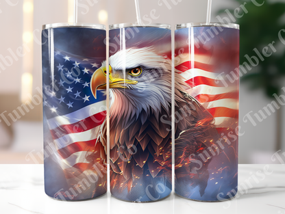 Eagle Variety - 20oz and 30oz Tumblers (Glow In The Dark Green And Blue Available)
