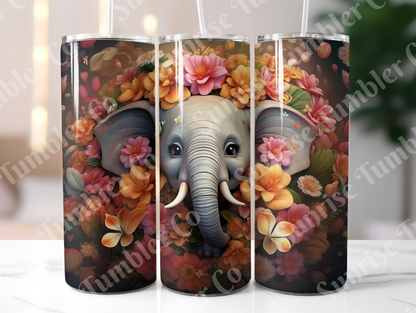 Elephant Variety Part 1 - 20oz and 30oz Tumblers (Glow In The Dark Green And Blue Available)