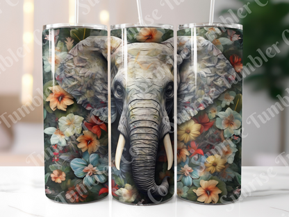 Elephant Variety Part 1 - 20oz and 30oz Tumblers (Glow In The Dark Green And Blue Available)