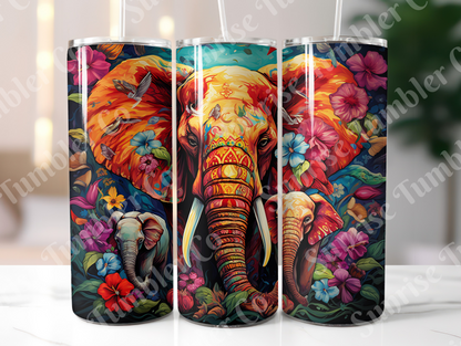 Elephant Variety Part 1 - 20oz and 30oz Tumblers (Glow In The Dark Green And Blue Available)