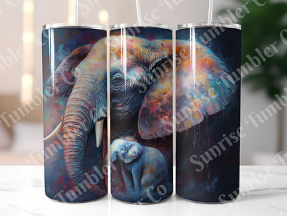 Elephant Variety Part 1 - 20oz and 30oz Tumblers (Glow In The Dark Green And Blue Available)