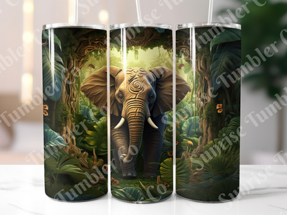 Elephant Variety Part 2 - 20oz and 30oz Tumblers (Glow In The Dark Green And Blue Available)