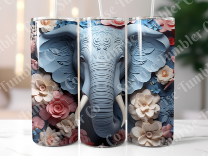 Elephant Variety Part 2 - 20oz and 30oz Tumblers (Glow In The Dark Green And Blue Available)