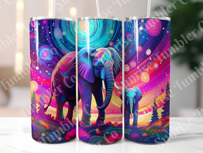 Elephant Variety Part 2 - 20oz and 30oz Tumblers (Glow In The Dark Green And Blue Available)