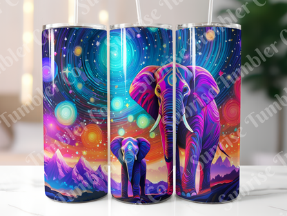 Elephant Variety Part 2 - 20oz and 30oz Tumblers (Glow In The Dark Green And Blue Available)