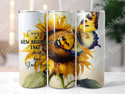 Positive and Inspirational Sayings Variety Part 3 - 20 oz and 30 oz Tumblers (Glow In The Dark Options Available)