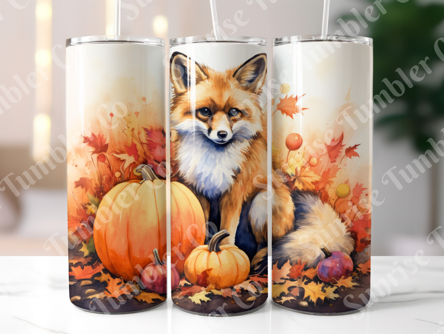 Fox Variety - 20 oz and 30 oz Tumbler (Glow In The Dark Option Available)