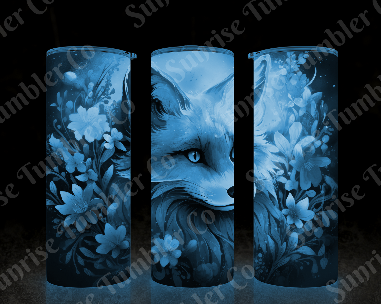 Fox Variety - 20 oz and 30 oz Tumbler (Glow In The Dark Option Available)