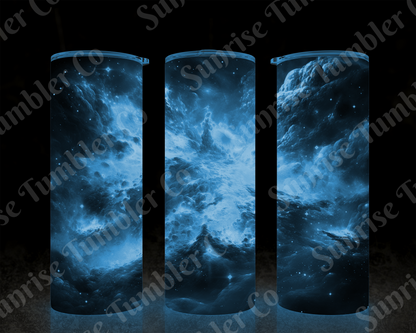 Galaxy and Northern Lights Variety - 20 oz and 30 oz Tumblers (Glow In The Dark Option Available)