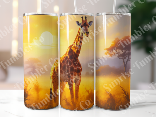 Giraffe Variety - 20oz and 30oz Tumblers (Glow In The Dark Green And Blue Available)