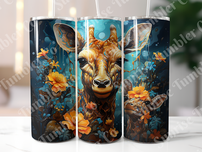 Giraffe Variety - 20oz and 30oz Tumblers (Glow In The Dark Green And Blue Available)