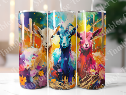 Goat Variety - 20oz and 30oz Tumblers (Glow In The Dark Green And Blue Available)
