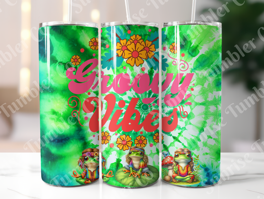 Hippie & Retro Art Variety Part 1 - 20oz and 30oz Tumblers (Glow In The Dark Green And Blue Available)