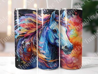 Horse Variety Part 3 - 20oz and 30oz Tumblers (Glow In The Dark Green And Blue Available)