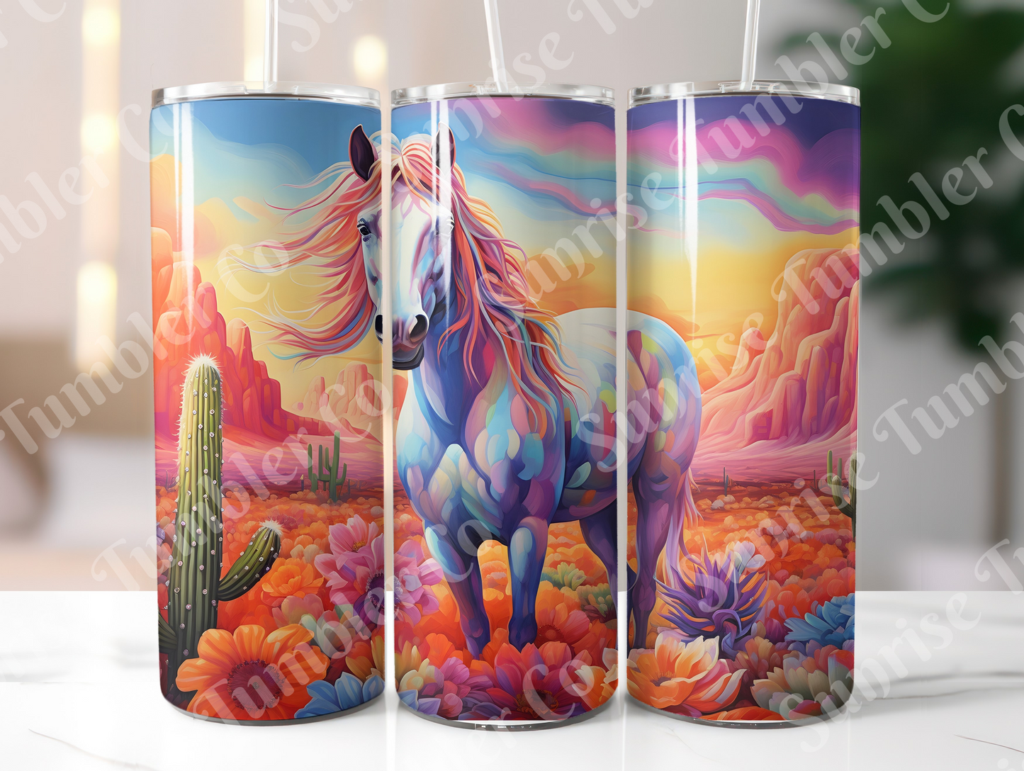 Horse Variety Part 3 - 20oz and 30oz Tumblers (Glow In The Dark Green And Blue Available)