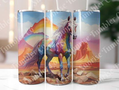 Horse Variety Part 3 - 20oz and 30oz Tumblers (Glow In The Dark Green And Blue Available)