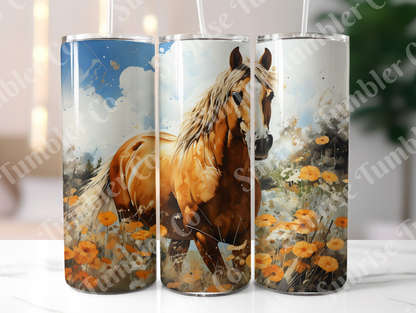 Horse Variety Part 3 - 20oz and 30oz Tumblers (Glow In The Dark Green And Blue Available)