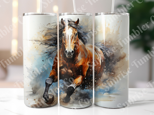 Horse Variety Part 4 - 20oz and 30oz Tumblers (Glow In The Dark Green And Blue Available)