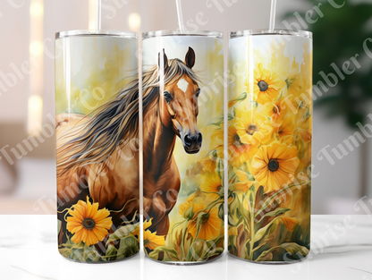 Horse Variety Part 4 - 20oz and 30oz Tumblers (Glow In The Dark Green And Blue Available)