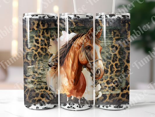 Horse Variety Part 1 - 20oz and 30oz Tumblers (Glow In The Dark Green And Blue Available)