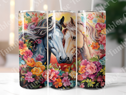 Horse Variety Part 1 - 20oz and 30oz Tumblers (Glow In The Dark Green And Blue Available)