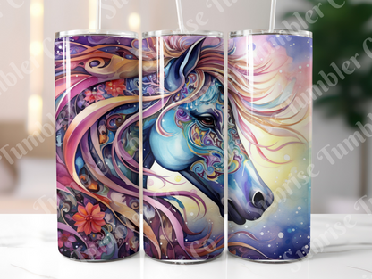 Horse Variety Part 1 - 20oz and 30oz Tumblers (Glow In The Dark Green And Blue Available)