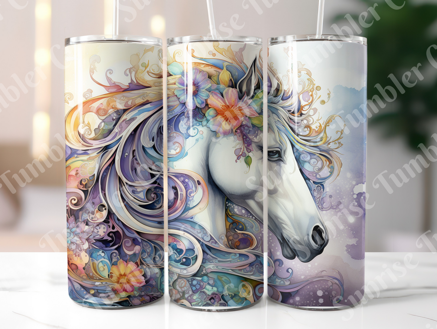 Horse Variety Part 1 - 20oz and 30oz Tumblers (Glow In The Dark Green And Blue Available)