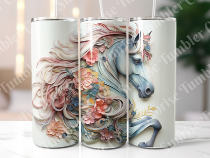 Horse Variety Part 1 - 20oz and 30oz Tumblers (Glow In The Dark Green And Blue Available)