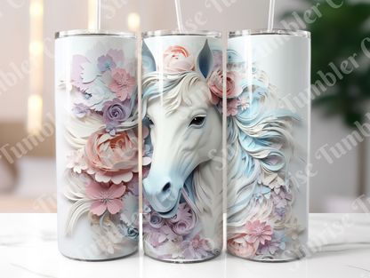 Horse Variety Part 1 - 20oz and 30oz Tumblers (Glow In The Dark Green And Blue Available)