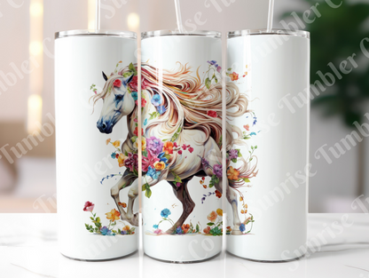 Horse Variety Part 1 - 20oz and 30oz Tumblers (Glow In The Dark Green And Blue Available)