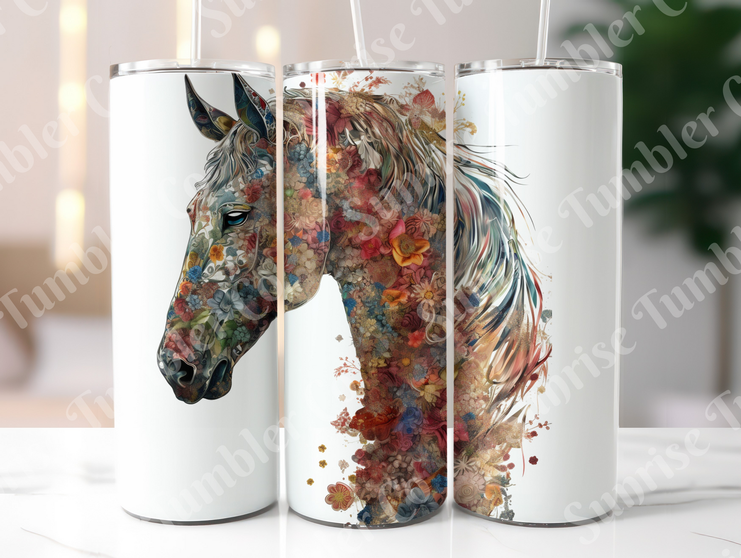 Horse Variety Part 1 - 20oz and 30oz Tumblers (Glow In The Dark Green And Blue Available)