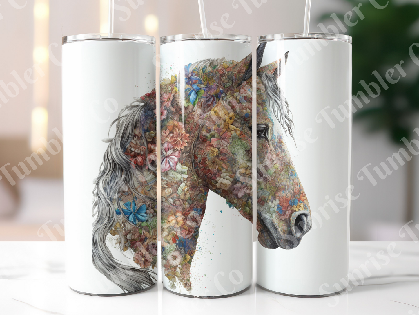 Horse Variety Part 1 - 20oz and 30oz Tumblers (Glow In The Dark Green And Blue Available)