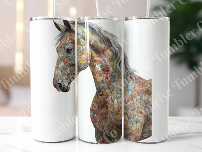 Horse Variety Part 1 - 20oz and 30oz Tumblers (Glow In The Dark Green And Blue Available)