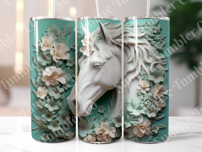 Horse Variety Part 1 - 20oz and 30oz Tumblers (Glow In The Dark Green And Blue Available)