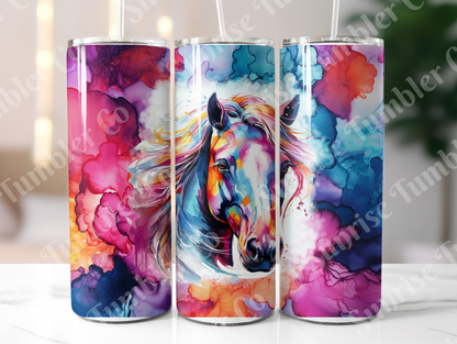 Horse Variety Part 2 - 20oz and 30oz Tumblers (Glow In The Dark Green And Blue Available)