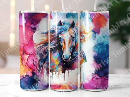 Horse Variety Part 2 - 20oz and 30oz Tumblers (Glow In The Dark Green And Blue Available)