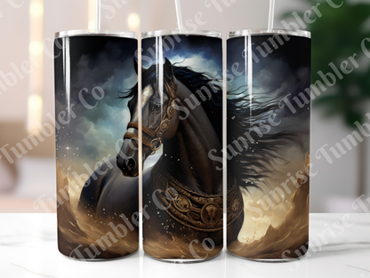 Horse Variety Part 2 - 20oz and 30oz Tumblers (Glow In The Dark Green And Blue Available)