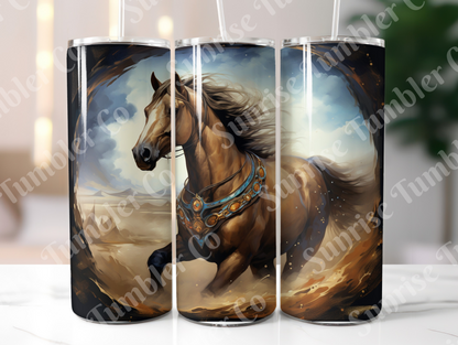 Horse Variety Part 2 - 20oz and 30oz Tumblers (Glow In The Dark Green And Blue Available)